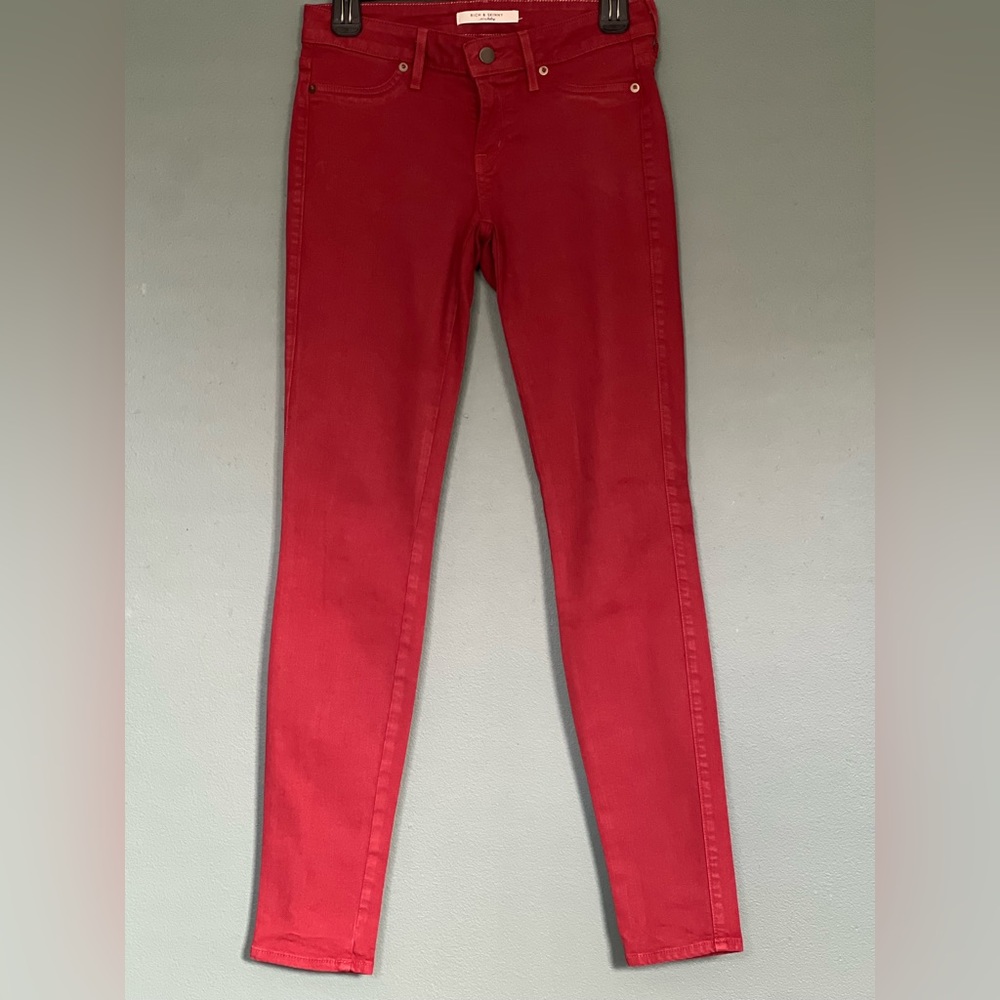 Rich & Skinny Red Skinny Jeans